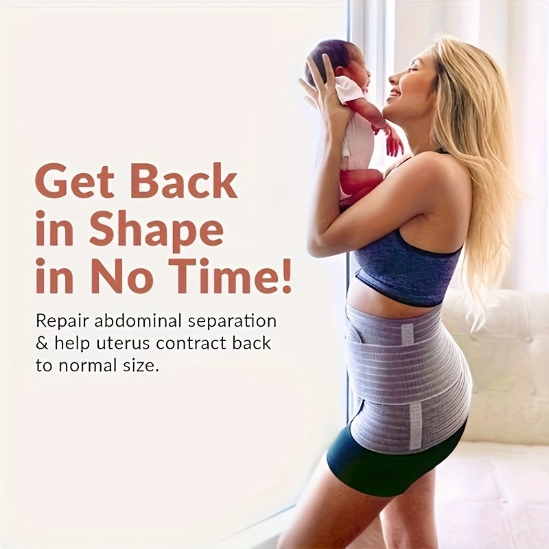 Waist Trainer Belt Postpartum Belly Wrap Tummy Control Compression Wrap  Cinches For Women's Underwear & Shapewear