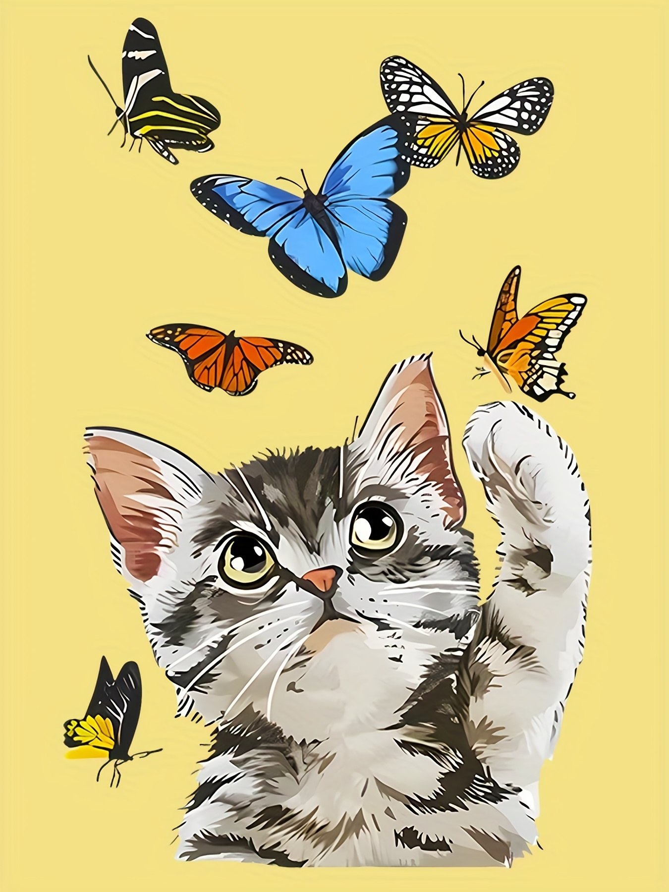 Kitten butterfly cheap