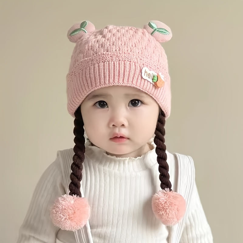 1 Pieza Gorro Invierno Niños Pequeños Forro Polar Orejeras - Temu Mexico