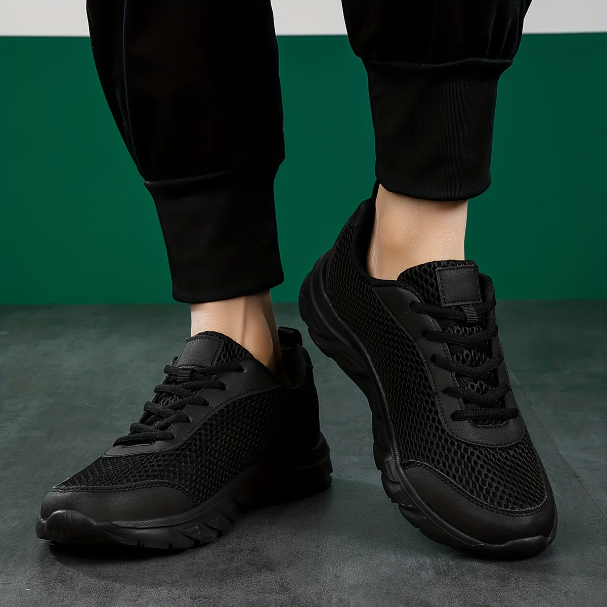 Zapatillas Negras Mujer Casual Zapatos cómodos de Suela Blanda con Cordones  para Mujer de Ocio, Zapatos de Malla para Exteriores, Zapatillas Deportivas  Botas Mujer Baratas : : Moda