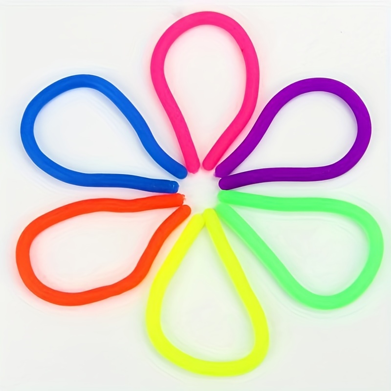 Soft Rubber Tpr Noodle Elastic Rope Toy Stretchy String - Temu