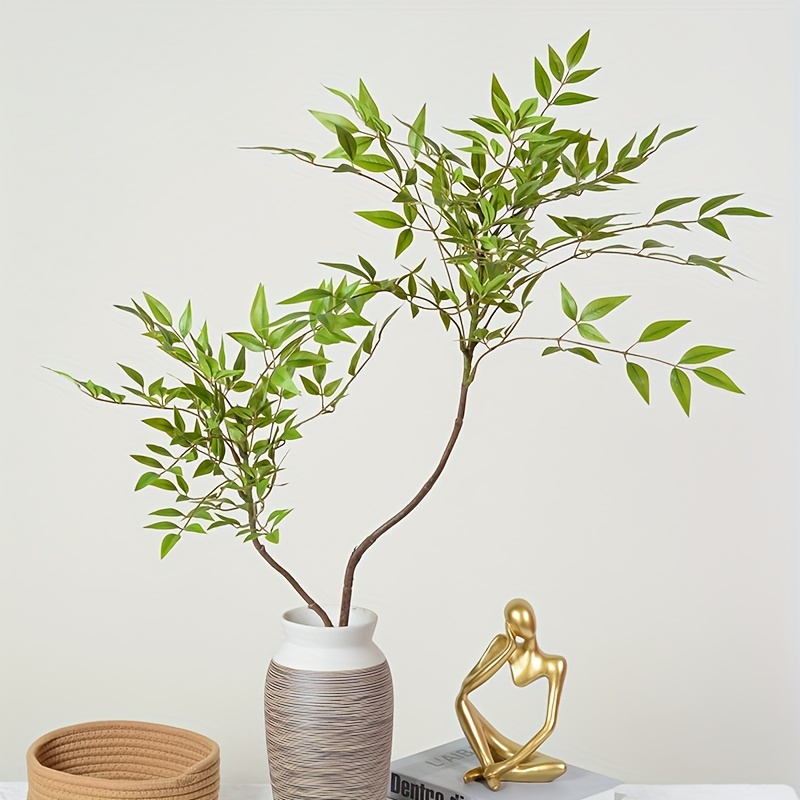 bambú artificial, planta decorativa para hogares, restaurantes