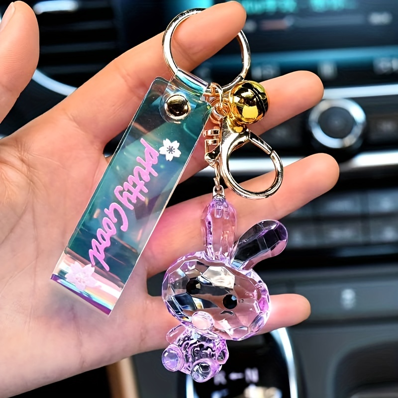 Acrylic Luminous Oil Gas Tank Key Chain, Car Pendant, Floating Quicksand,  Girlfriends And Couples Pendant Key Chain - Temu