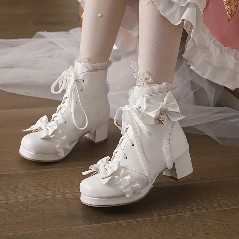 Zapatos Minimalistas Texturizados De Mujer, Zapatillas Con Cordones De  Suela Gruesa A La Moda Con Tachuelas, Moda de Mujer