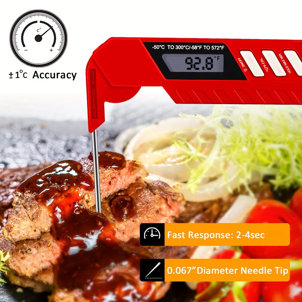 Kitchen Digital Needle Oil Thermometer Meat Fried Cooking Food BBQ