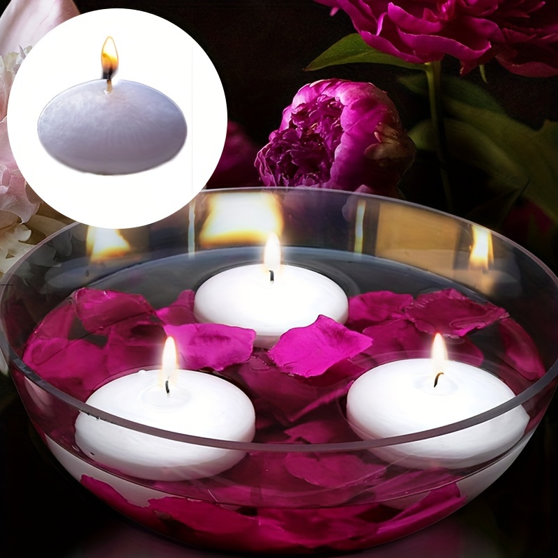 Candele galleggianti romantiche senza fiamma candele rotonde fai da te  forniture per feste per cene anniversario