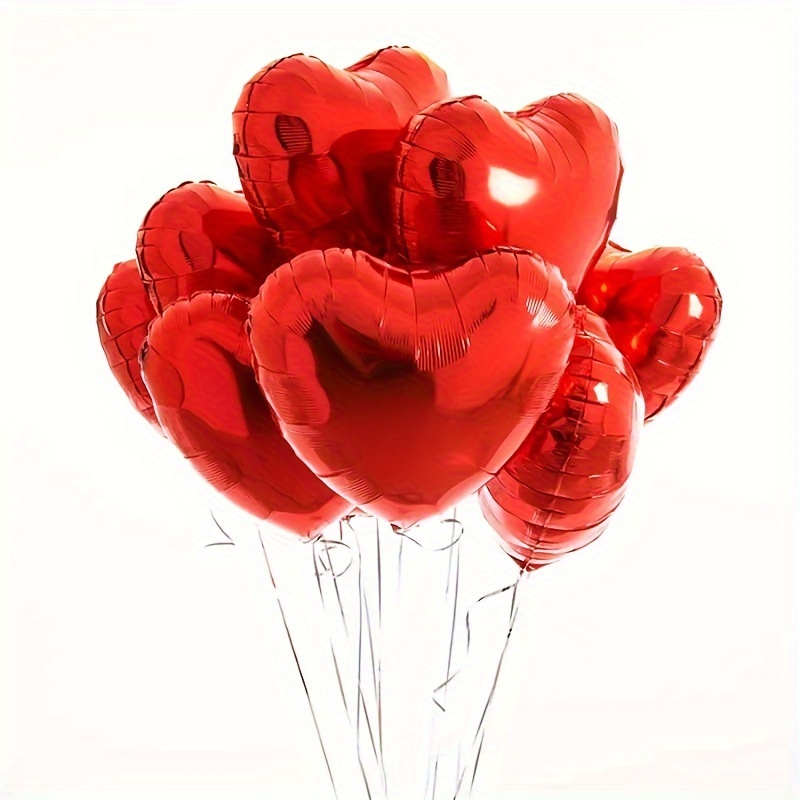 Heart shaped Balloons Perfect Birthdays Valentine's Day - Temu