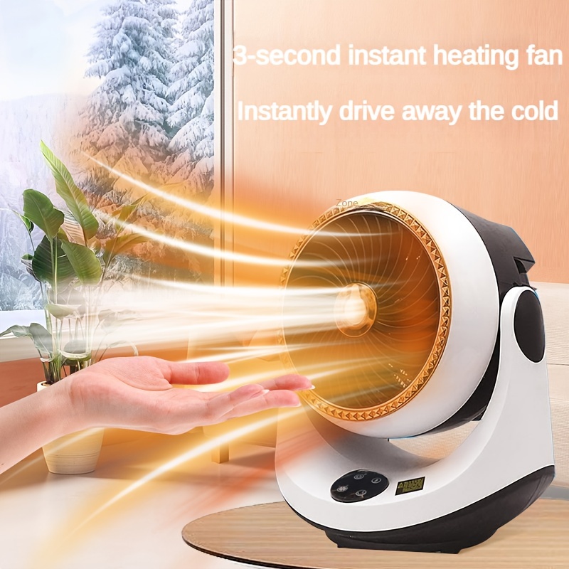 Mini Space Heater Portable Small Sun Heaters Anti-scalding Battery