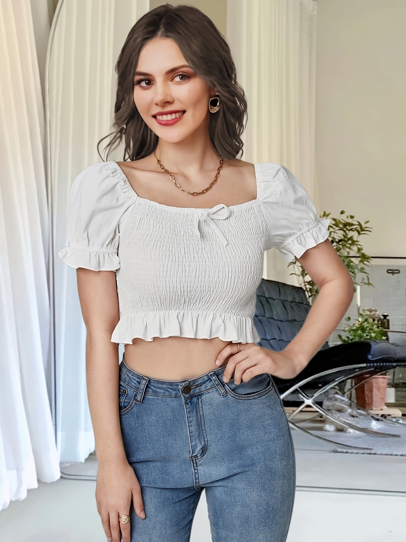 Butterfly Embroidered Cami Top Chic Bustier Strap Crop Top - Temu Canada