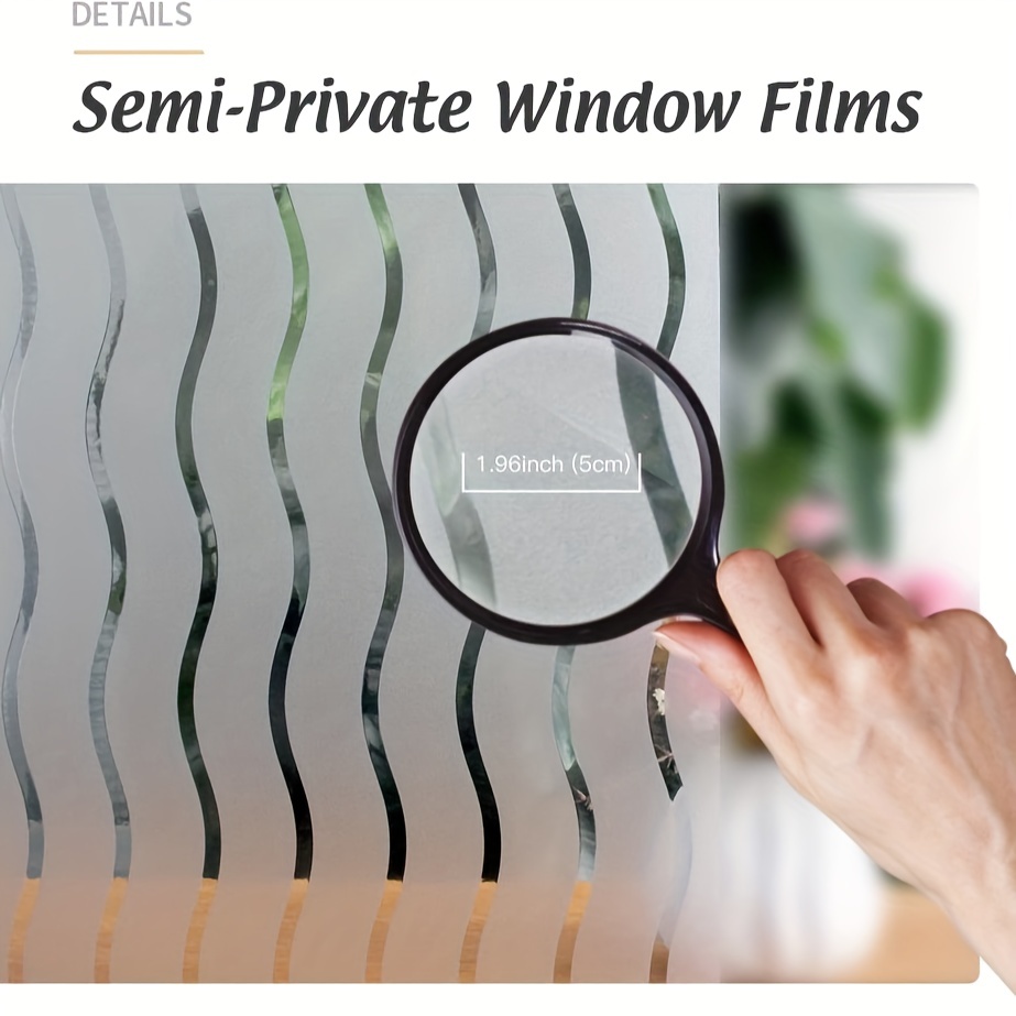 1 Película Ventana Privacidad Protección Luz Vinilo Adhesivo - Temu