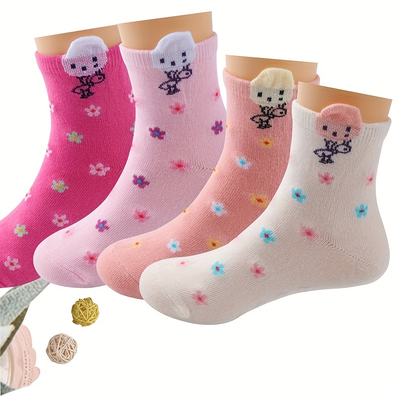 Anti skid Socks Girls Cartoon Rabbit Socks Baby Girls - Temu