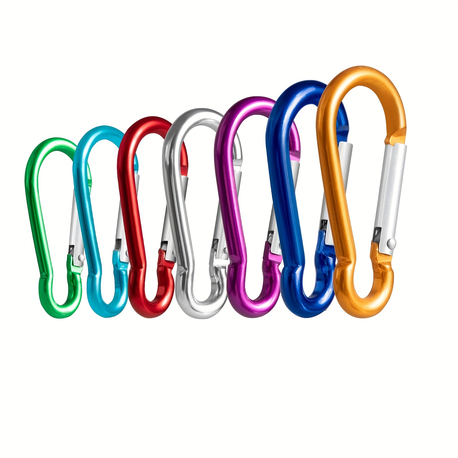 4pcs Double Small Carabiner Clips, S-shaped Carabiner, Keychain