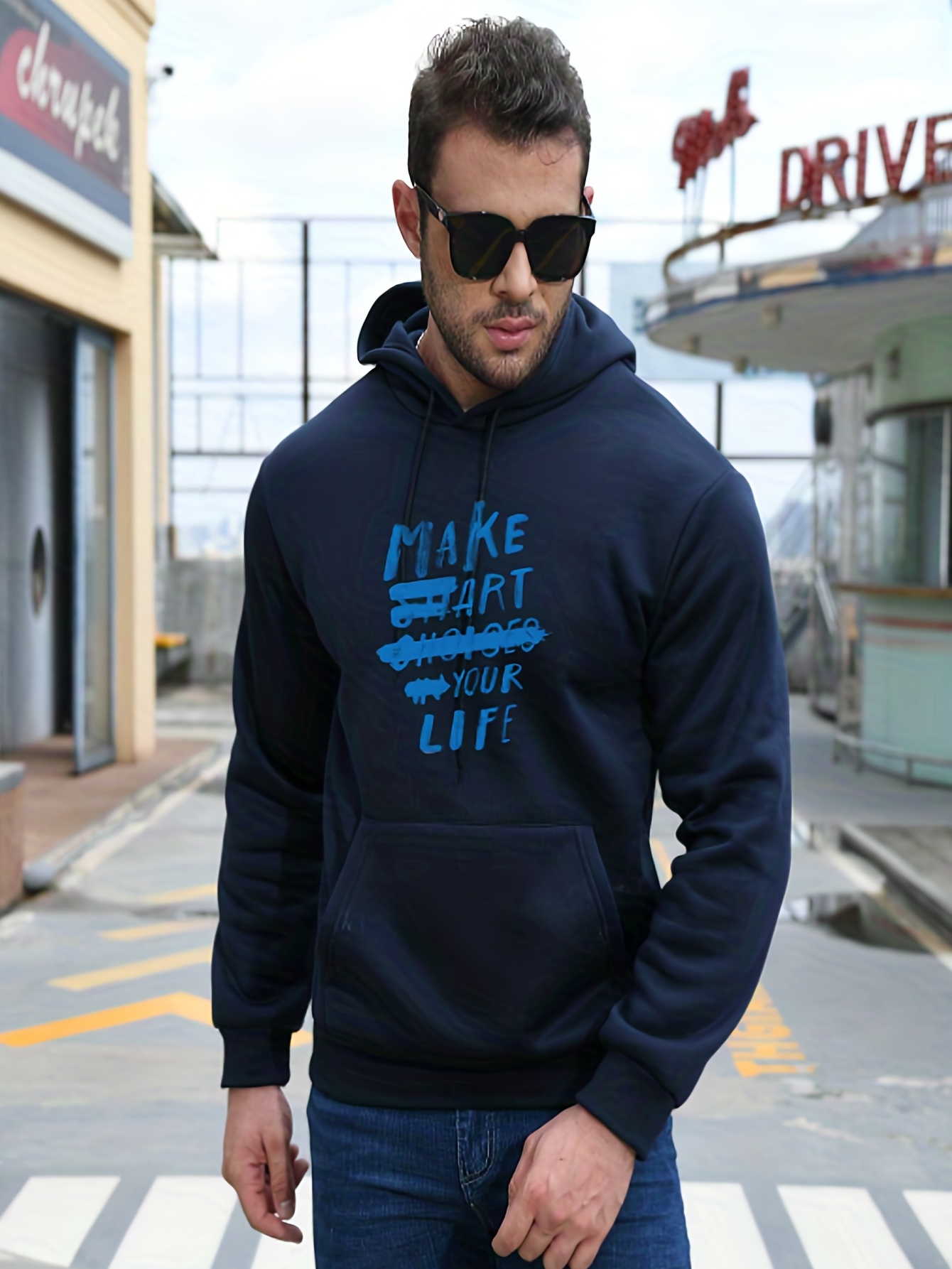 Let's Play Game Print Hoodie, Cool Hoodies For Men, Men's Casual Graphic  Design Pullover Hooded Sweatshirt With Kangaroo Pocket Streetwear For  Winter Fall, As Gifts - Temu