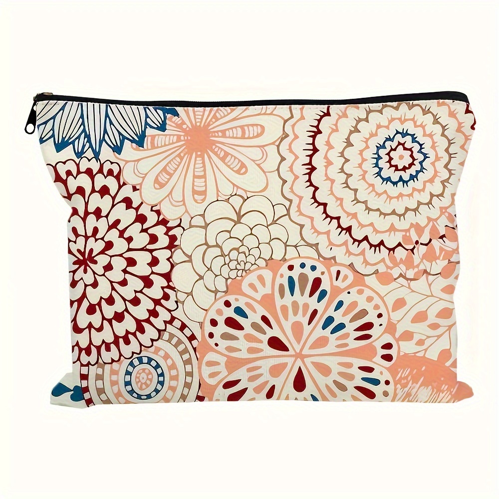 Bolsa Maquillaje Floral Bolsa Cosméticos Mujer Bolsas - Temu