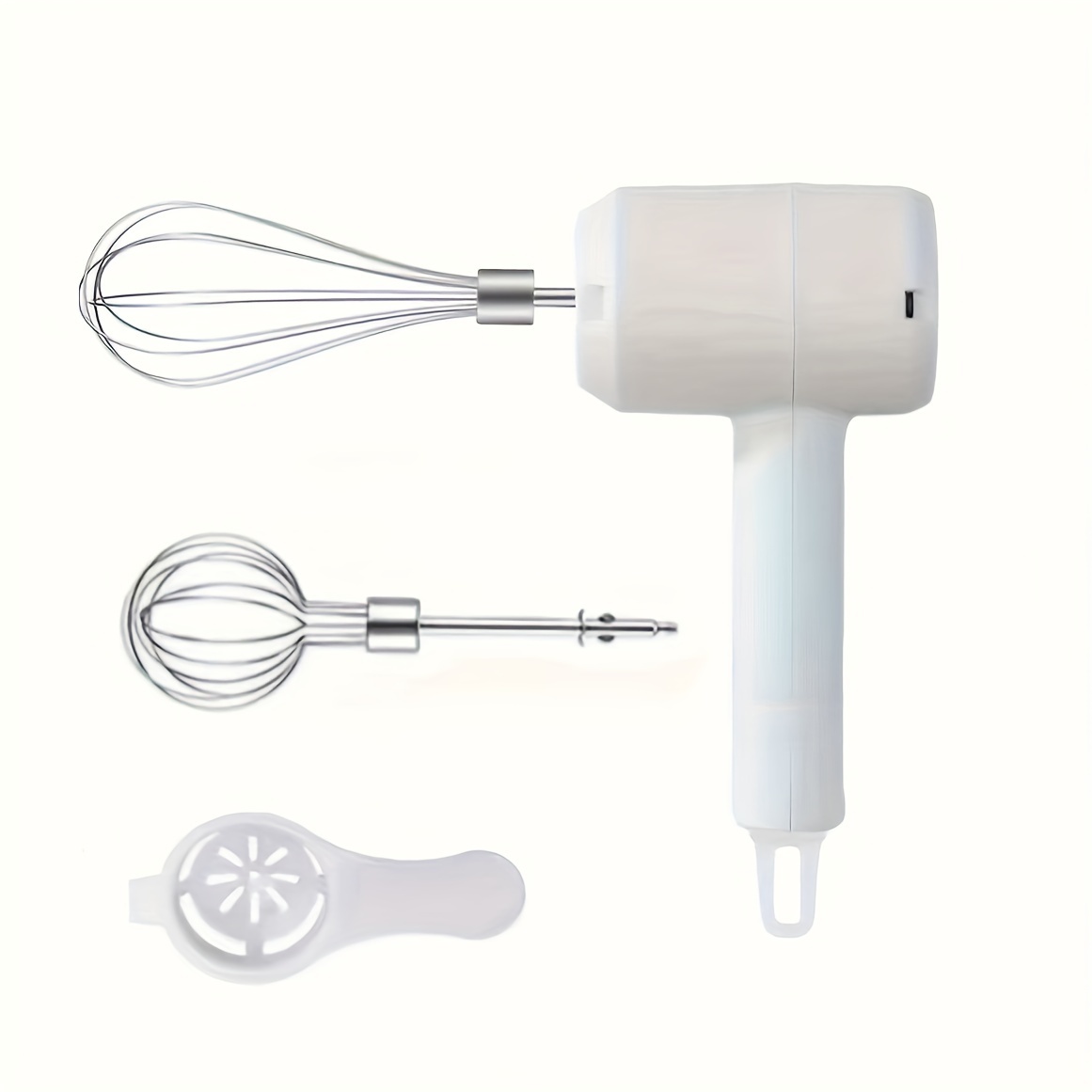 Rechargeable Handheld Mixer With 3 Speeds And Stainless - Temu