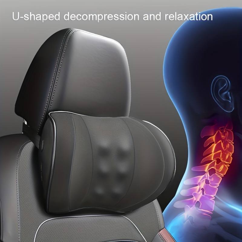 Car Neck Massage Pillow Support Cushion Memory Electric Car Headrest –  ComfiWorld