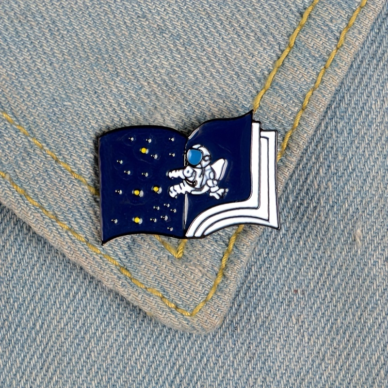 Retro Books Lapel Pin Book Lovers Brooches For Men Clothings - Temu