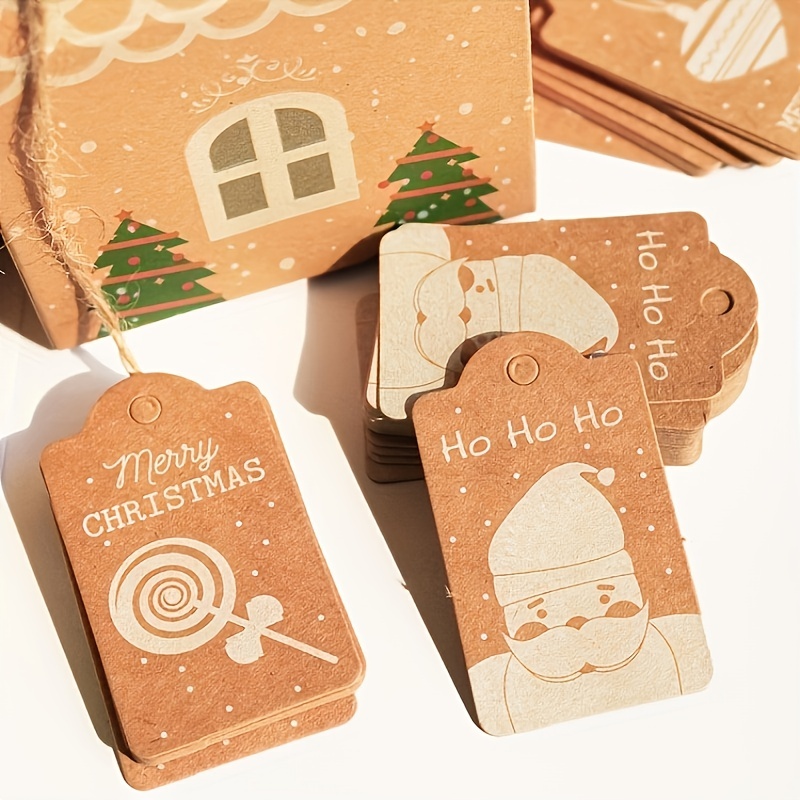 Kraft Gift Tags, Christmas Hang Tags