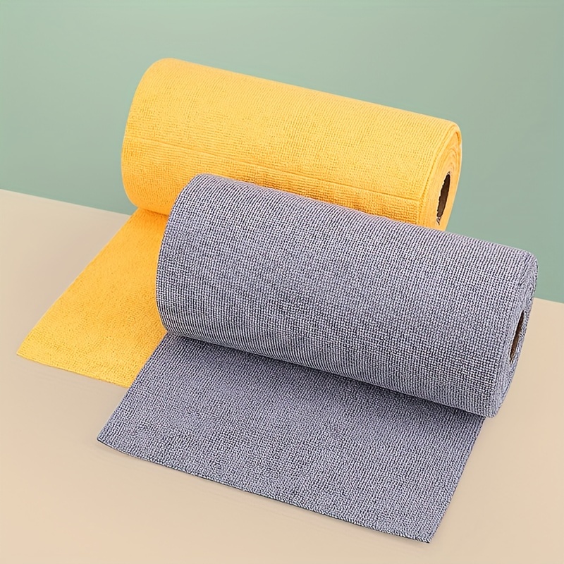 2 Rolls Car Cleaning Towel Microfiber Cleaning Wash Rags for