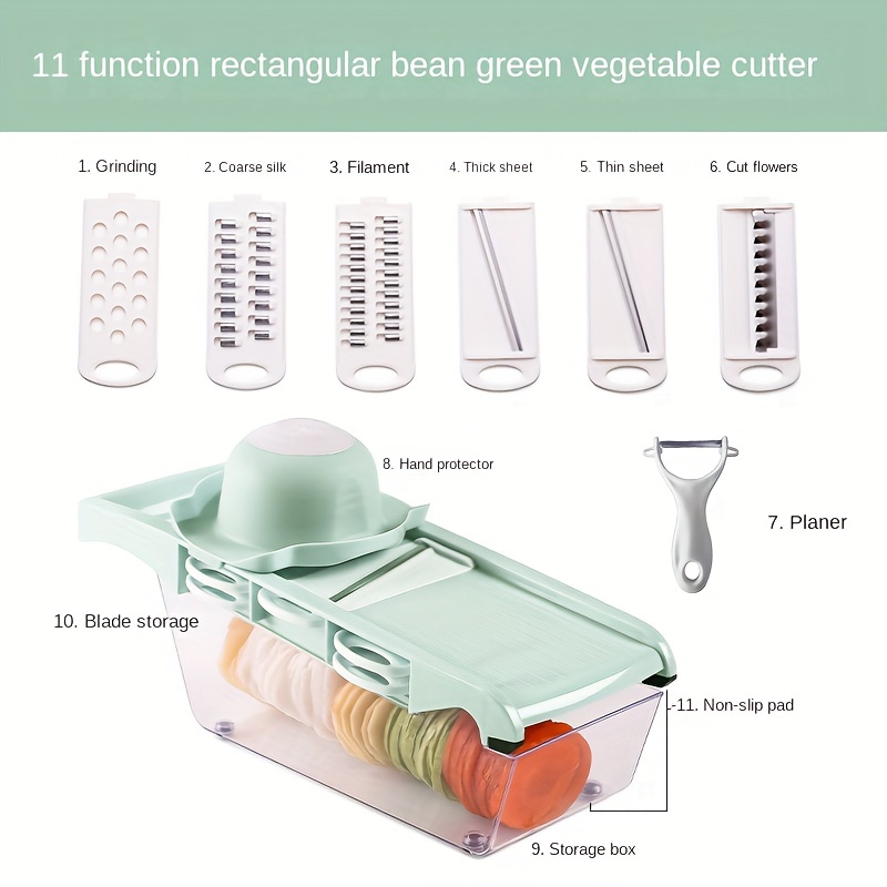 Multifunctional vegetable cutter slicing, shredding potato shredding  shredding vegetable slicing tool Thick sheet Thin sheet