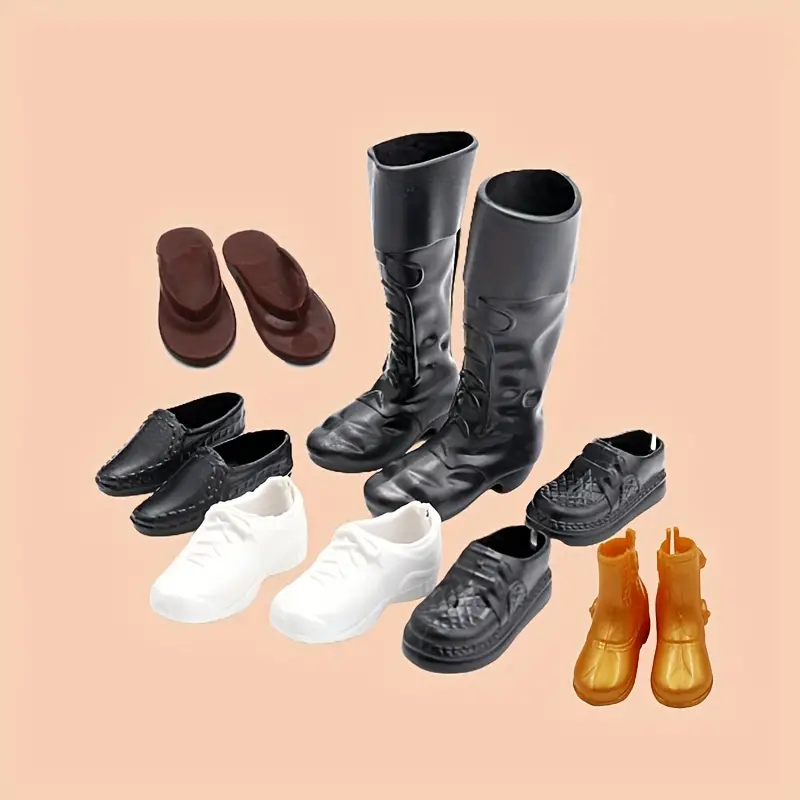 Ensemble de 6 paires de chaussures pour poupée masculine - Temu France