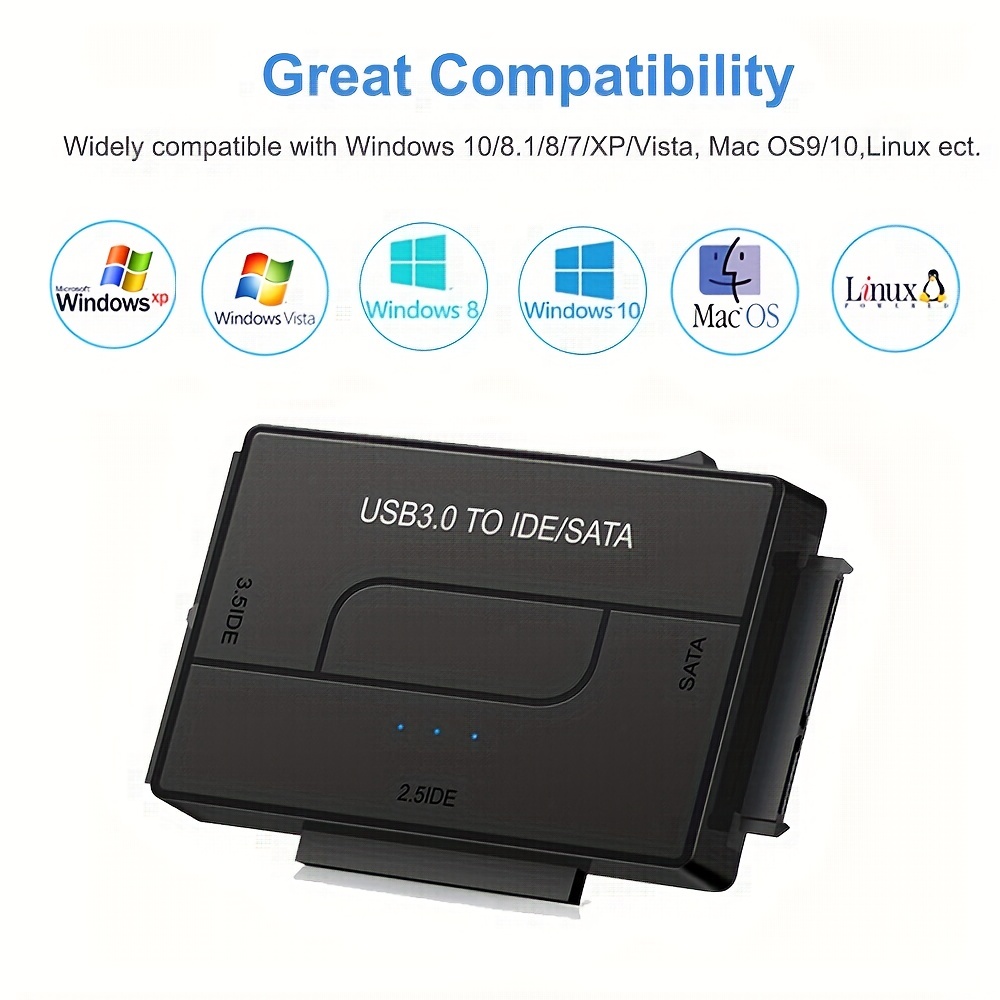 Adaptateur HDD / SSD SATA de 2,5' à 3,5' - Convertisseurs et adaptateurs  pour disques durs