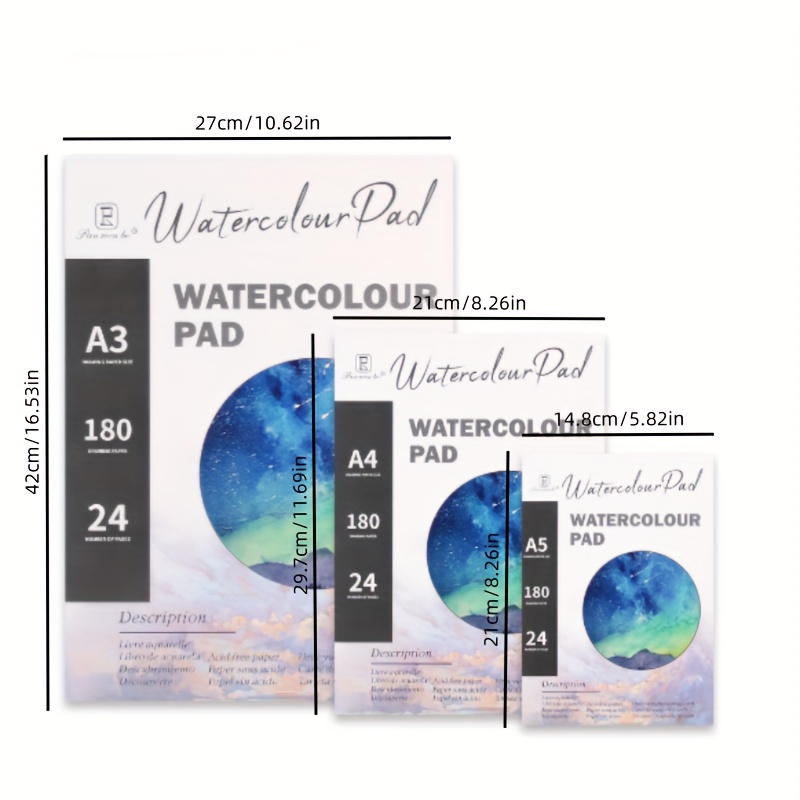 Watercolor Student Water soluble Sketchbook Gouache Paper - Temu