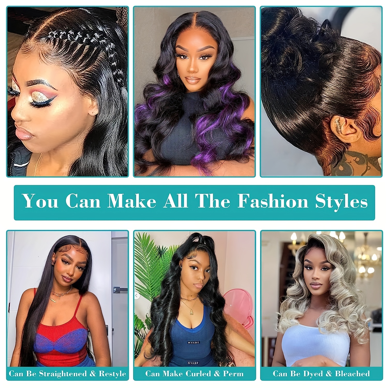 Lace front shop weave styles