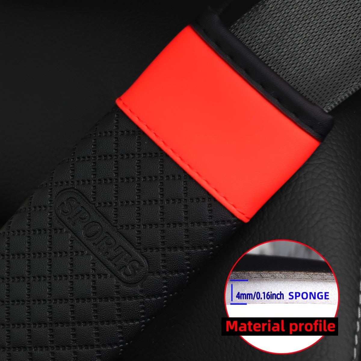 2 Auto Sicherheit Sitzgurt Schulterpolster Abdeckung Kissen Gurt