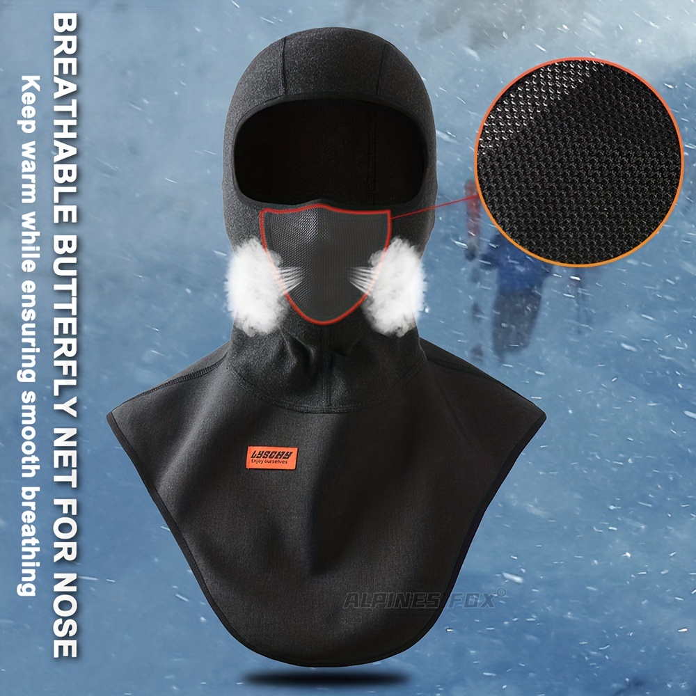 Nueva máscara de motocicleta de lana térmica para el rostro, mantén el  calor, balaclava para montar en moto, motociclista, invierno a prueba de  viento