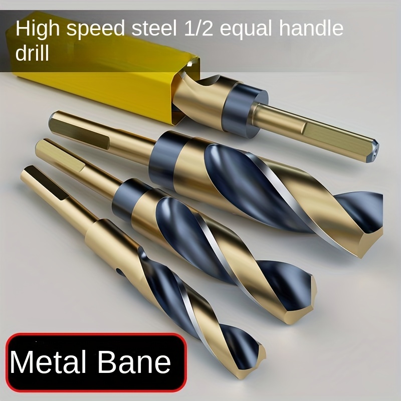 

M43 Cobalt-containing 1/2 Stainless Steel Drill Bit - Drill Iron Alloy, Small Handle, Special Drilling & Reaming 3-35mm