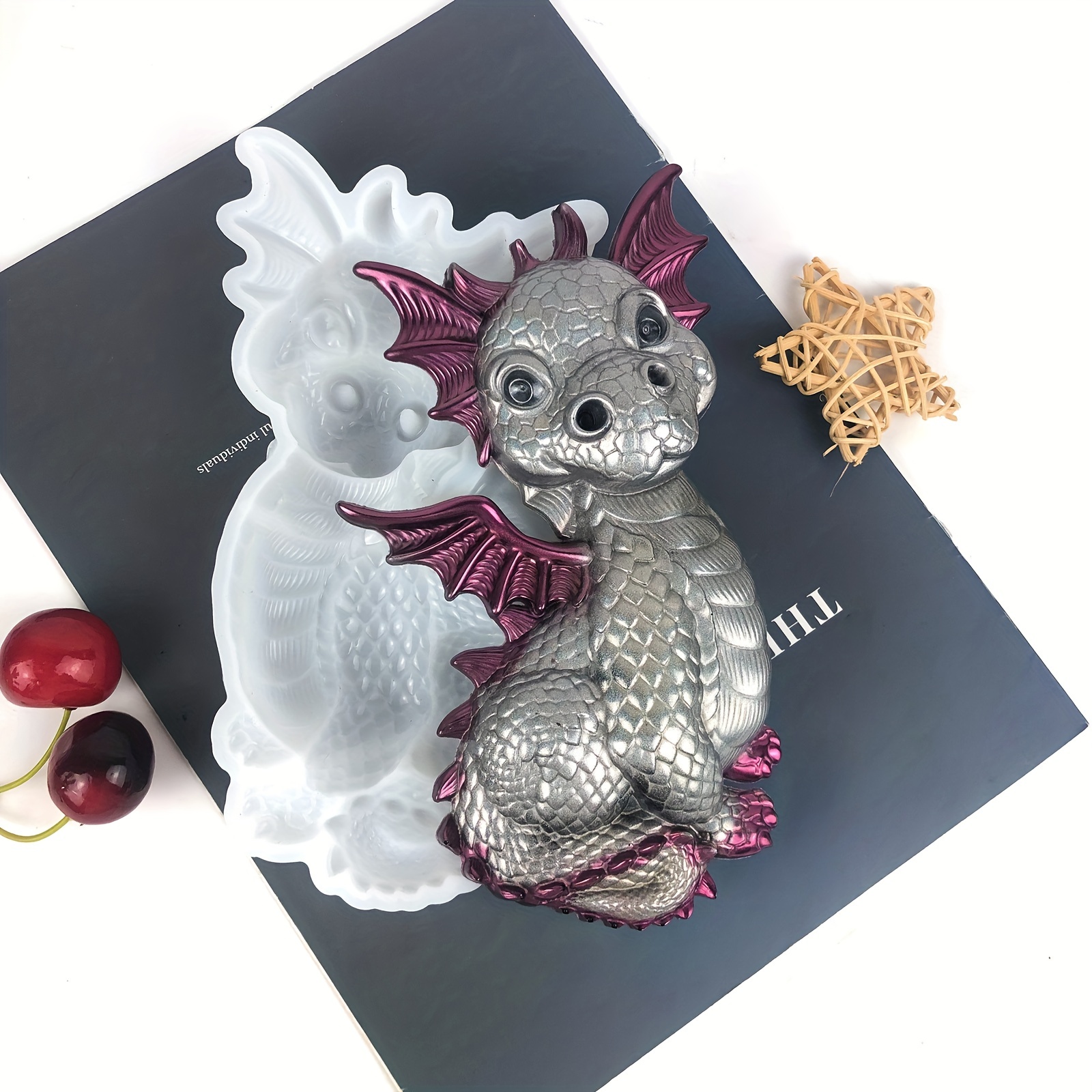 Cute Flying Dragon Wall Hanging Resin Mold – IntoResin