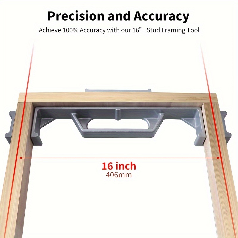 16 Inch Framing Tool - Precision Stud Layout Tool for home DIY