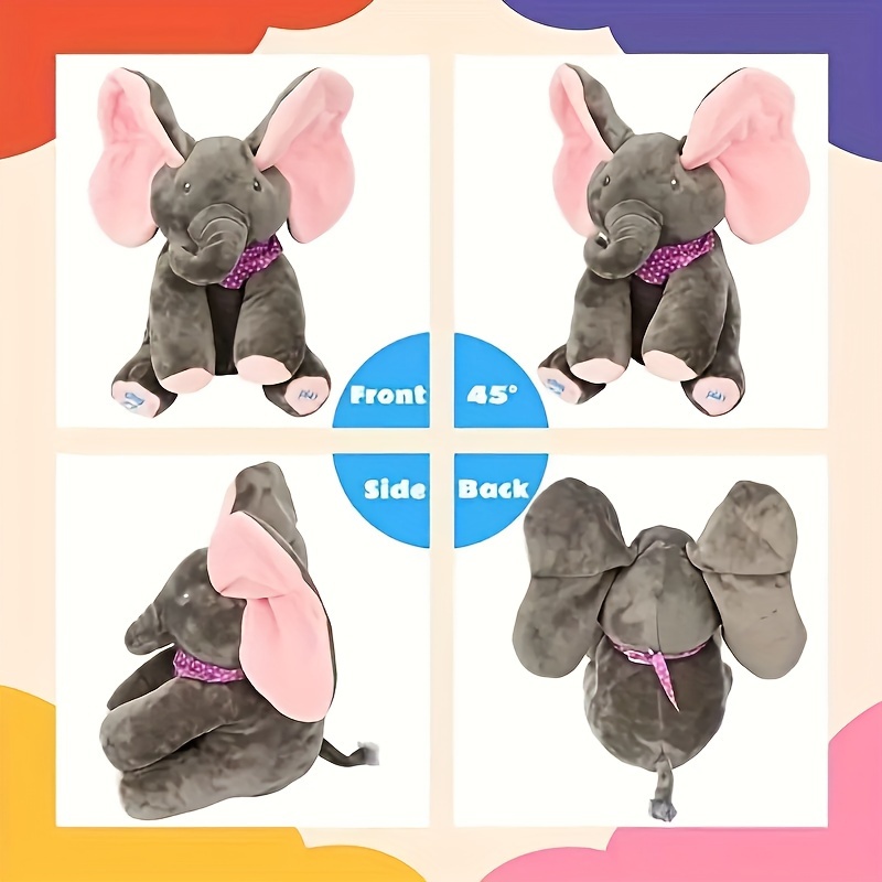 Singing elephant sales plush toy