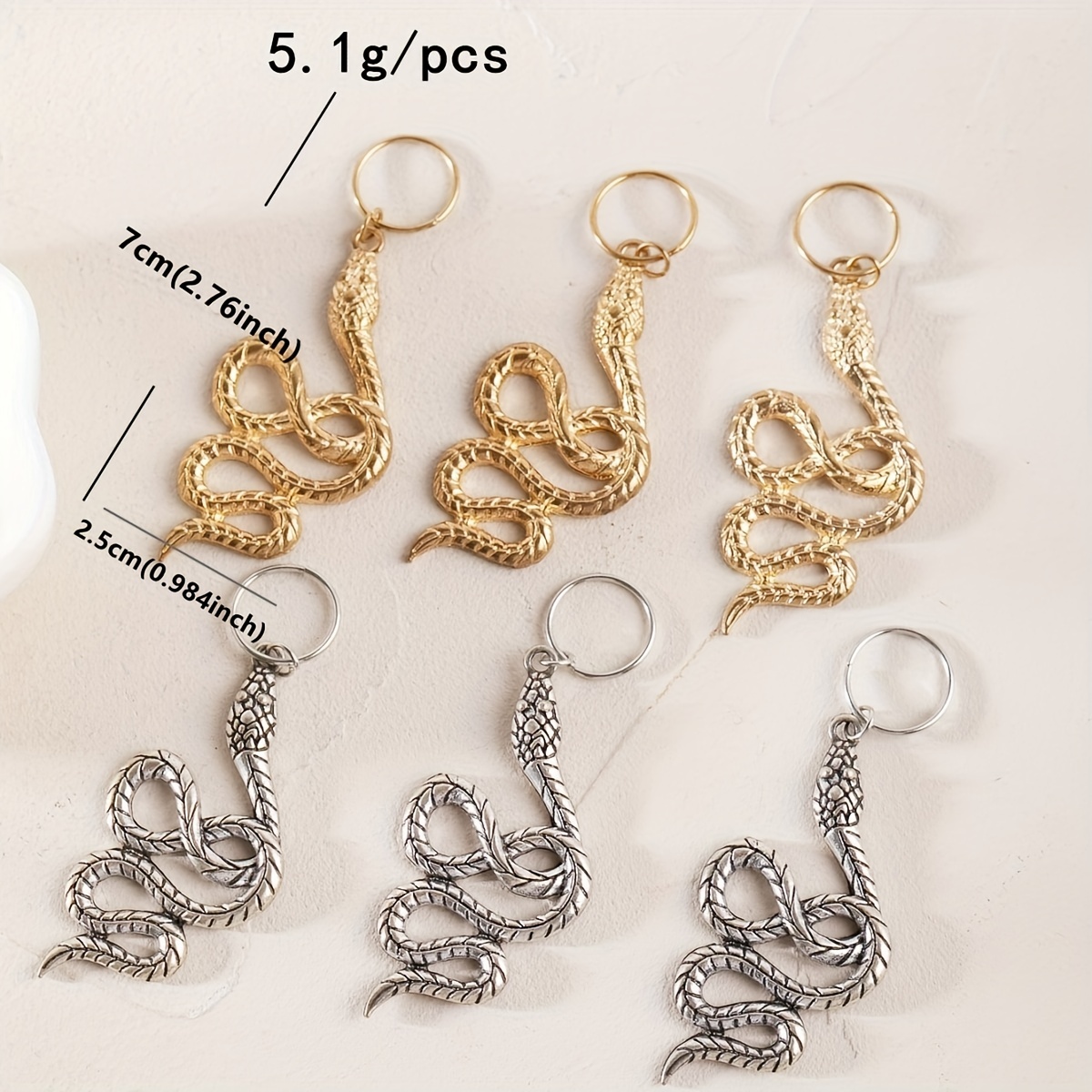 Snake hot sale hair jewelry