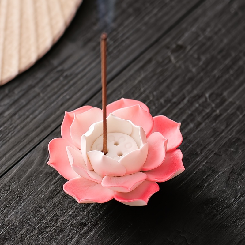 Ceramic Incense Holder - Pink