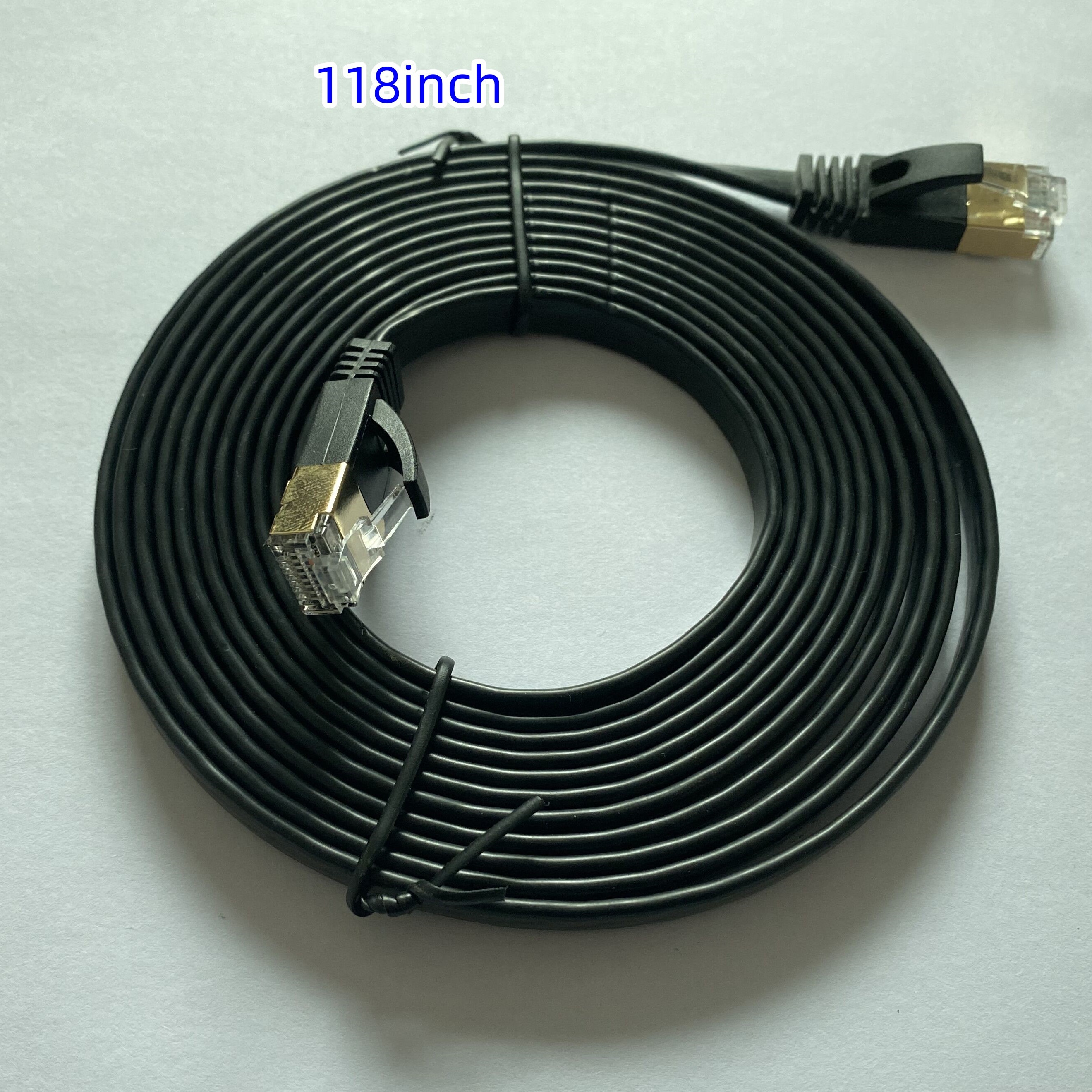 Cat 7 Ethernet Cable Cat7 Flat Shielded Ethernet Patch - Temu