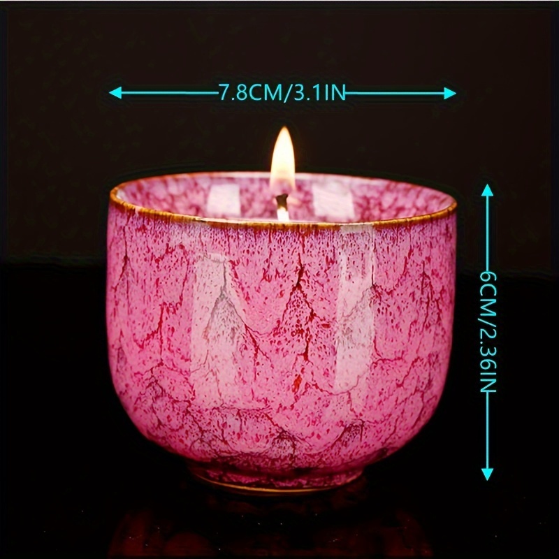 Pink Candle jars Ceramic Wholesale