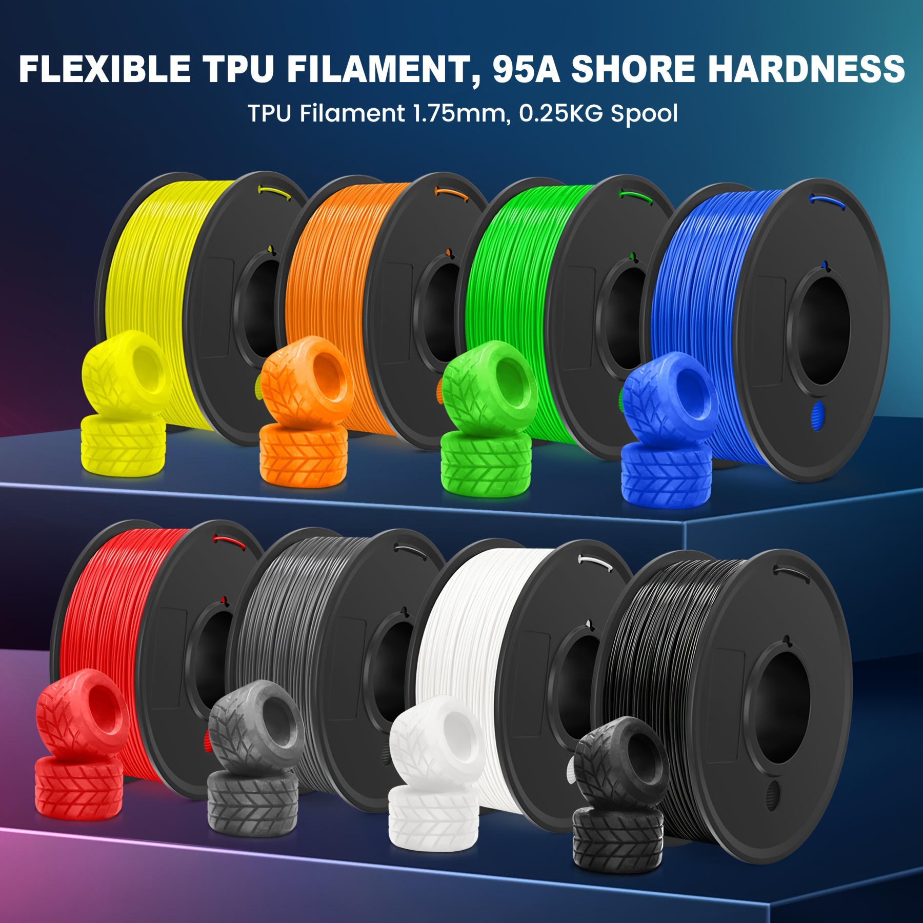 SUNLU 3D Printer Filament, Toughness PETG Filaments for 3D Printing, Neatly  Wound Filament, High Strength, Better Flow of SUNLU No Clogging Premium PETG  Filament 1.75 +/- 0.02 mm, 1KG Spool, Black 
