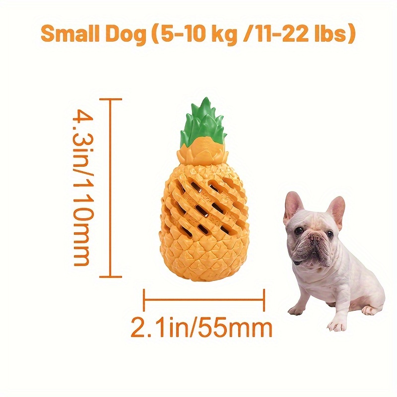 Christmas Dog Toys for Aggressive Chewers Large Breed, Pineapple