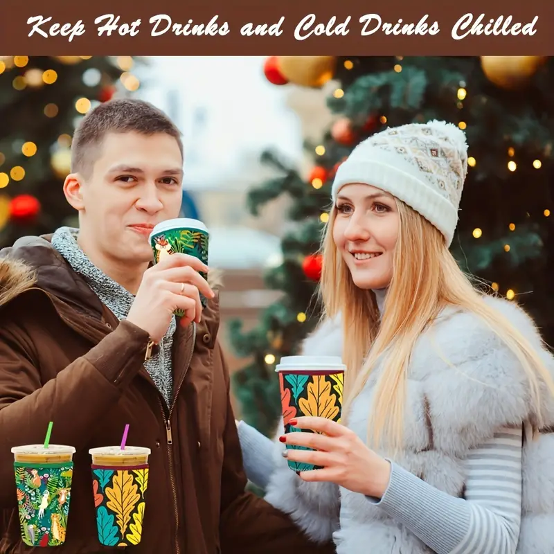 Iced Coffee Sleeve, Cold Drink and Beverage Sleeves