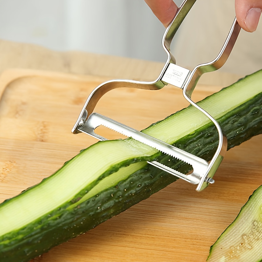 Potato Peeler Double Sided Blade Vegetable Peeler Stainless Steel Julienne  Slicer for Apple Fruit Carrots