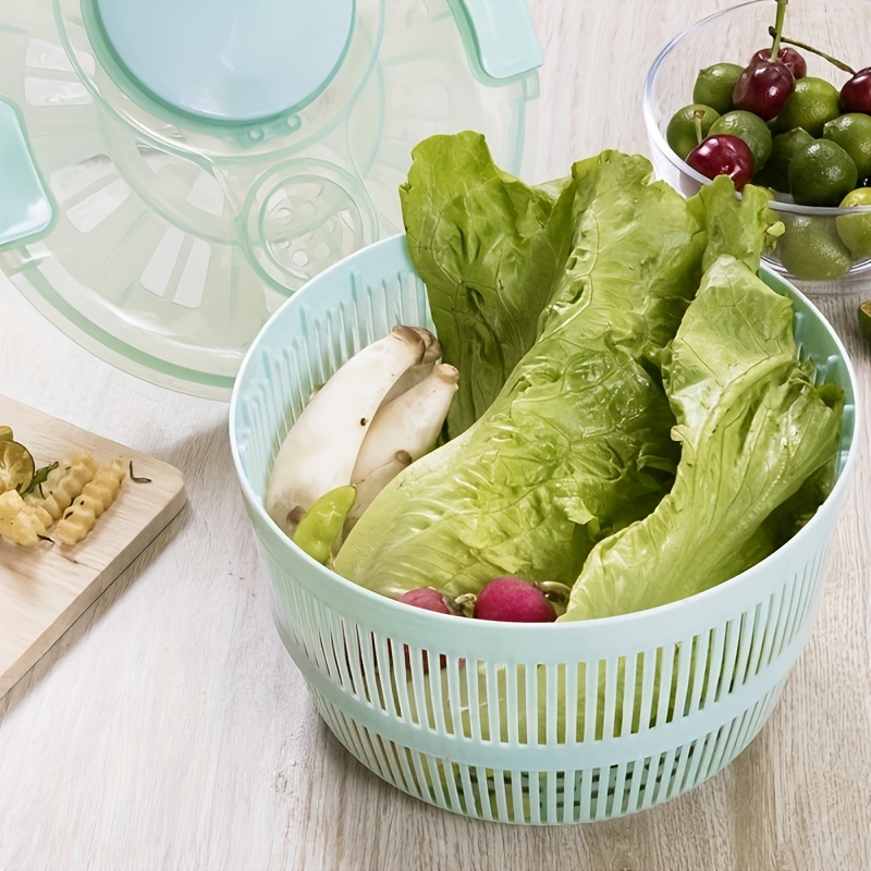 Salad Spinner Vegetables Leaf Lettuce Dryer Drainer Fruit Wash Clean Basket  Big 9795002931568
