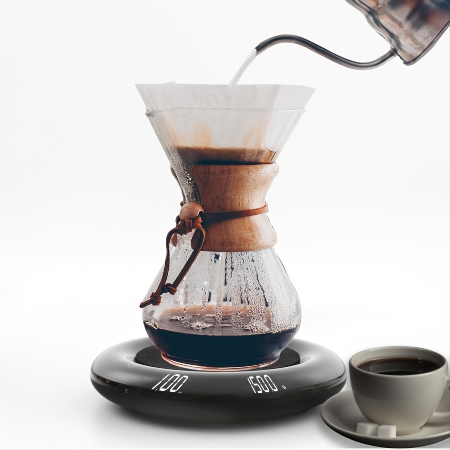 Coffee Scale, Espresso Scale,Weigh Digital Coffee Scale with Timer,  2kg/0.1g High Precision Pour Over Hand Drip Scale Weighing Instrument Auto