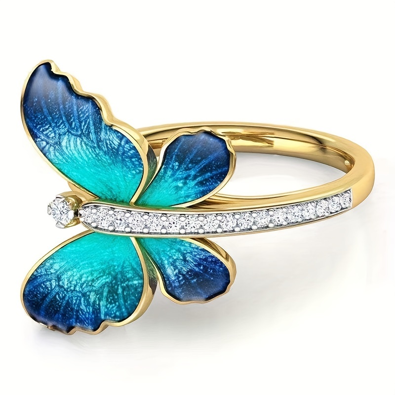 Creative Butterfly Ring Insect Personality Ring