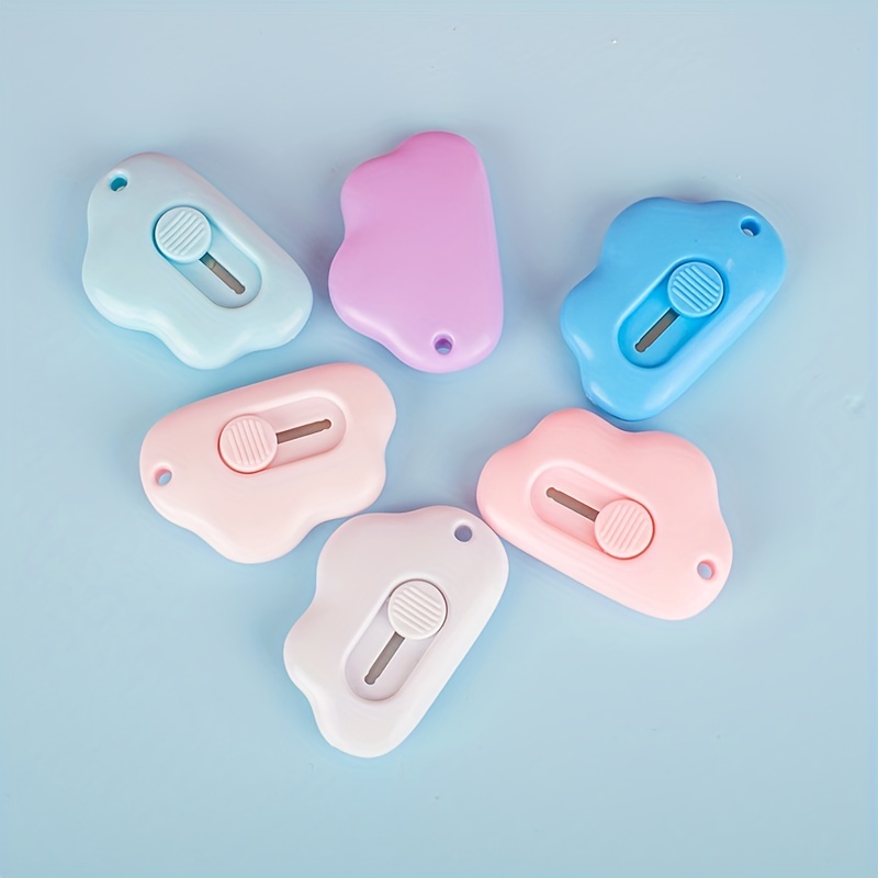 Cute Cloud Shape Mini Portable Utility Knife Assorted - Temu