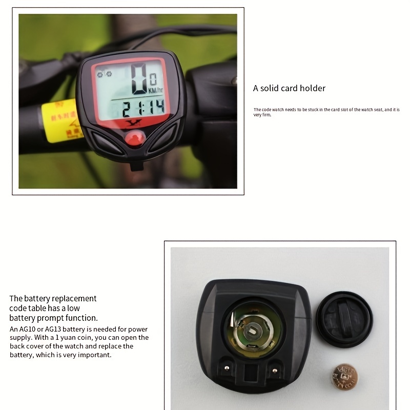 Wasserdichter Fahrrad-lcd-display-digitalcomputer-tachometer