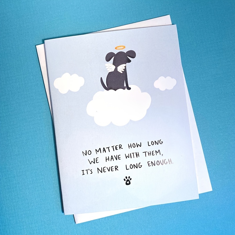 Loss Dog Card Dog Bereavement Dog Sympathy Card Dog - Temu Australia