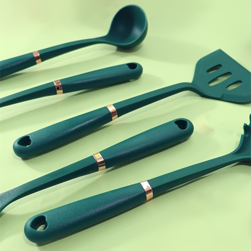 Buy Wholesale China Creative Dark Green Silicone Kitchen Appliance With &  Silicone Kitchen Utensils at USD 1.25