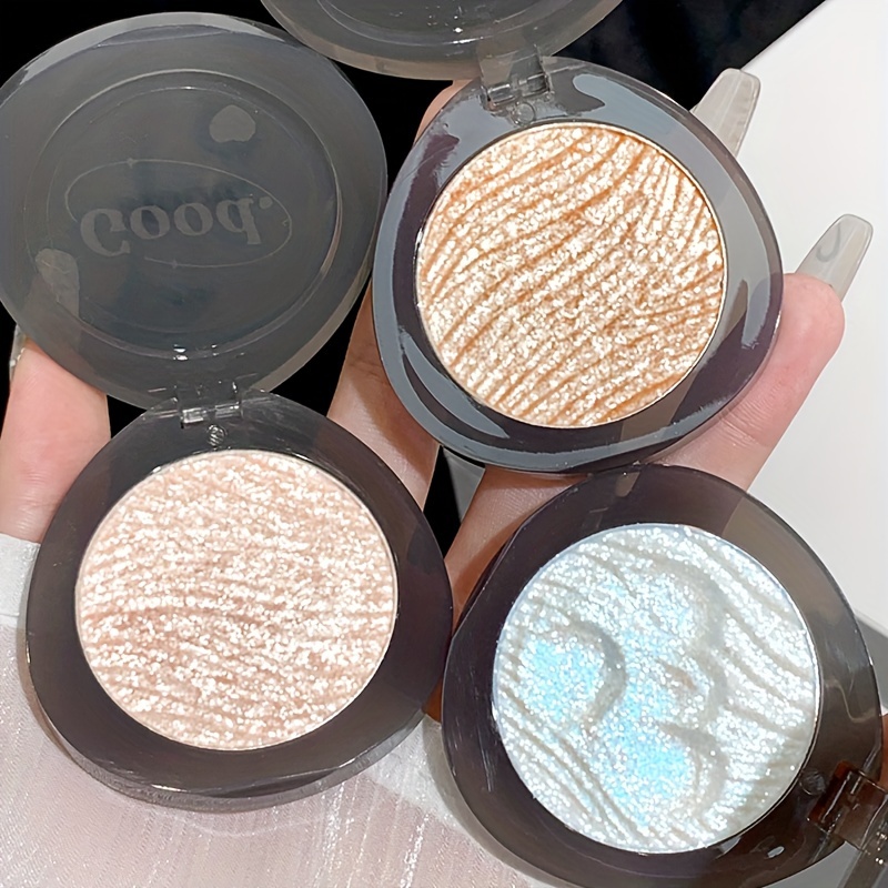 

Xixi Dark Highlighter Palette - Silky Texture, Non Dry Fine Shimmer, Glitter Radiant Glow, Crystal-clear, Luminous Highlighter Powder For Face, Enhances Contours, 3d Effect